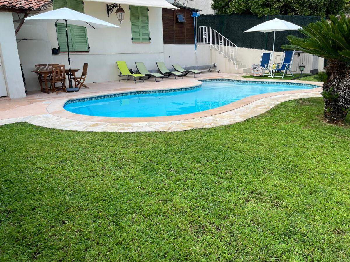 Villa Paradiso, Logement Avec Piscine, Nice Nord المظهر الخارجي الصورة